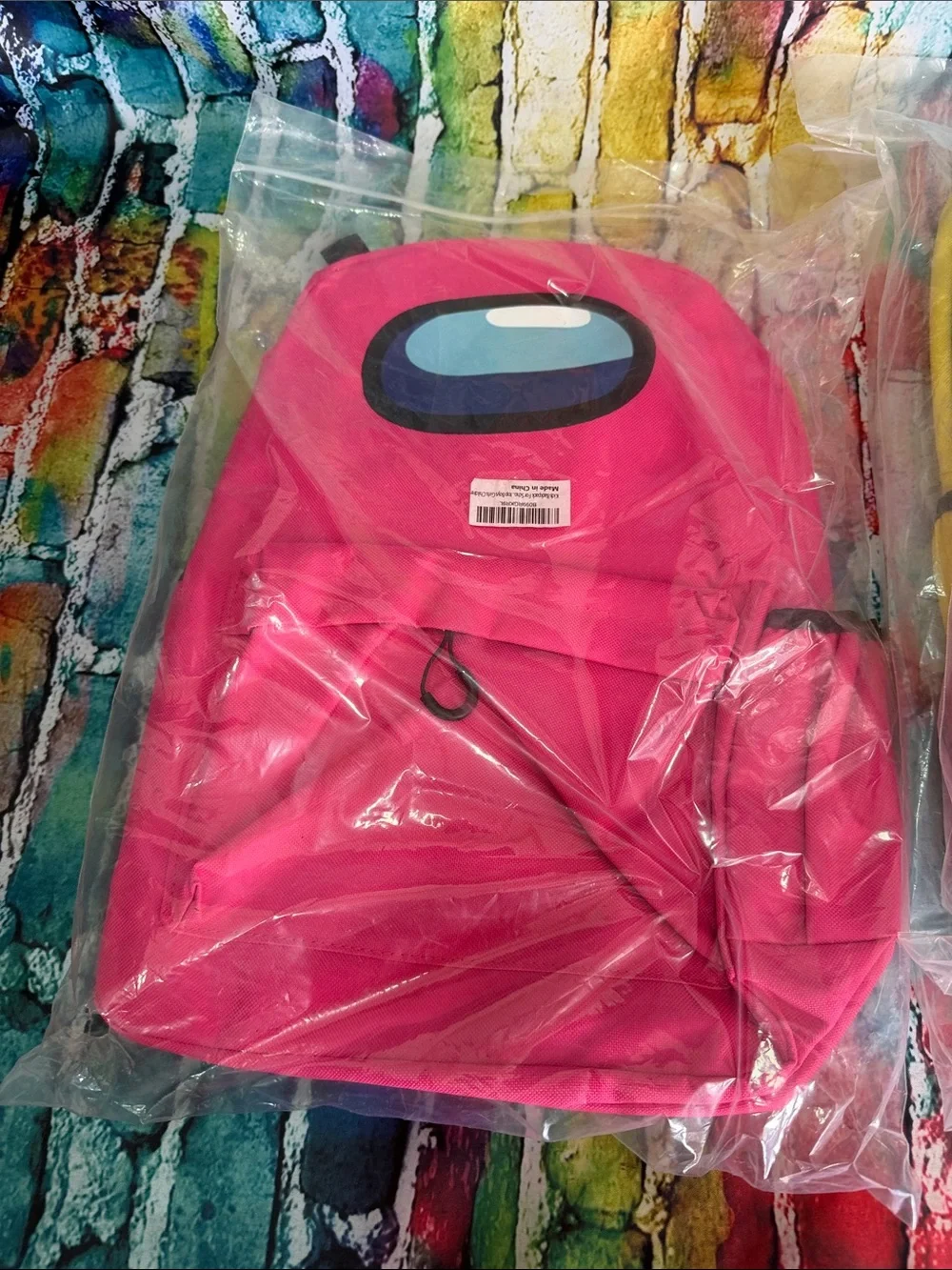 Kids Character Backpack - Yellow, Red, Pink all 3 one price